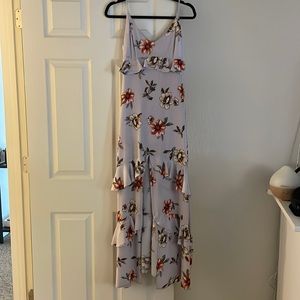 Lavender floral dress